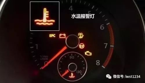 汽车剩余多少灯会亮起